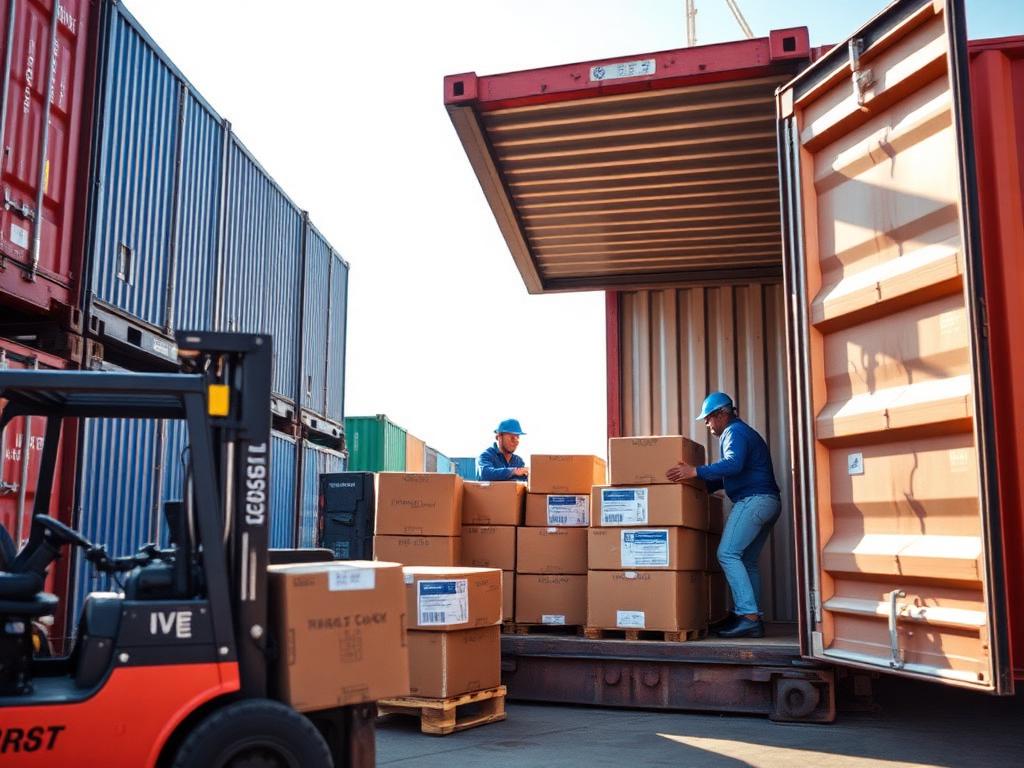 Container Loading & Unloading service in Bahrain